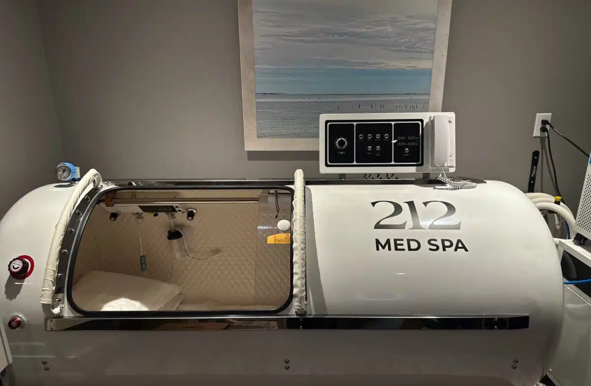 Hyperbaric Oxygen Therapy (HBOT) chamber